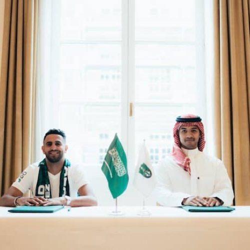 Man City star Mahrez joins Saudi club Al-Ahli