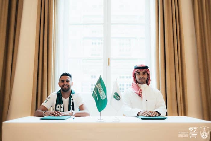 You are currently viewing Man City star Mahrez joins Saudi club Al-Ahli