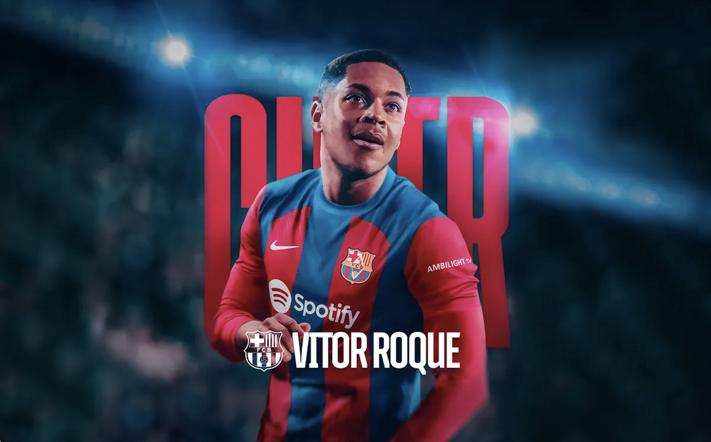 You are currently viewing Barcelona sign Vitor Roque from Athletico Paranaense