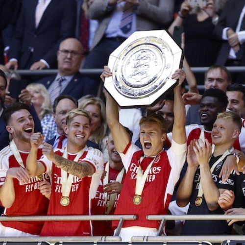 Arsenal beat Man City on penalties to clinch Community Shield