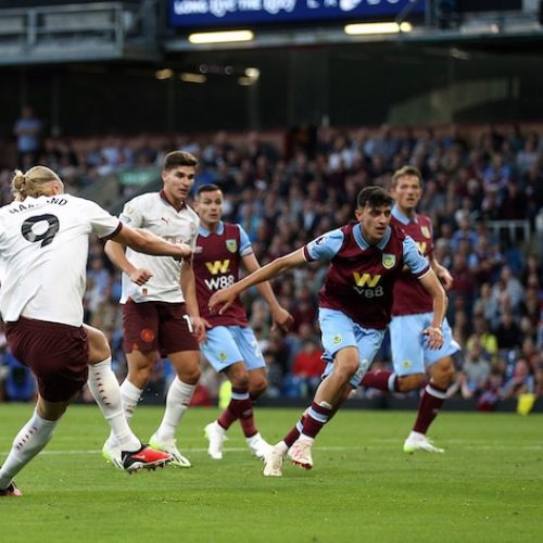 Haaland scores twice as Man City beat Burnley