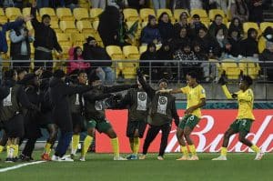 Read more about the article Watch: Banyana’s dressing room celebrations after reaching World Cup last 16
