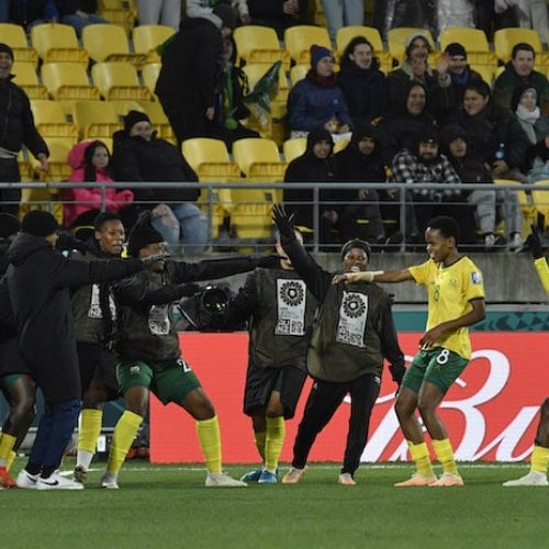 Watch: Banyana’s dressing room celebrations after reaching World Cup last 16