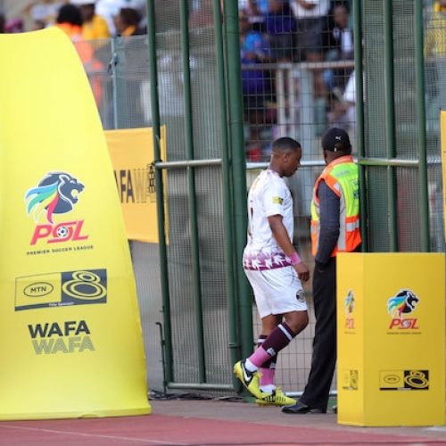 Watch: Andile Jali gets sent off against former club Sundowns