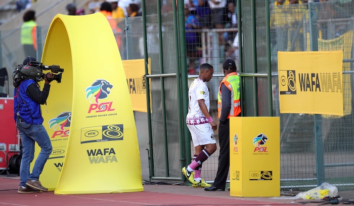 You are currently viewing Watch: Andile Jali gets sent off against former club Sundowns