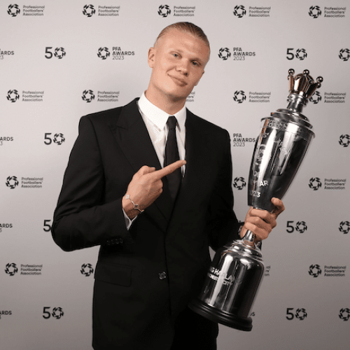 Haaland wins PFA Player of the Year award