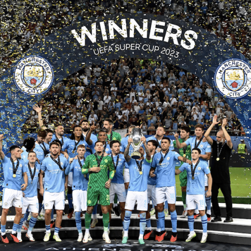 Man City beat Sevilla on penalties to win Uefa Super Cup