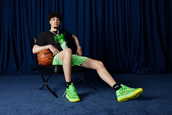 launches LaFrancé PUMA with Ball Lamelo Hoops Collection