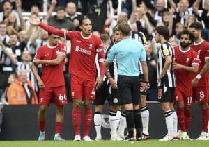 Read more about the article Liverpool’s Van Dijk banned for an extra game
