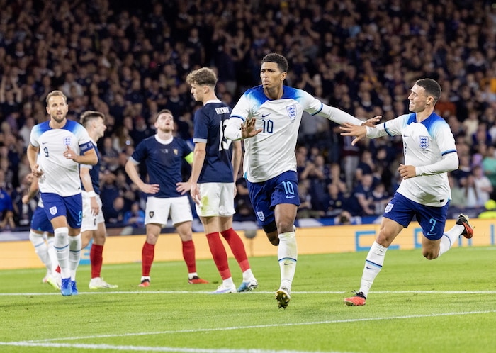 You are currently viewing Bellingham shines as England beat rivals Scotland