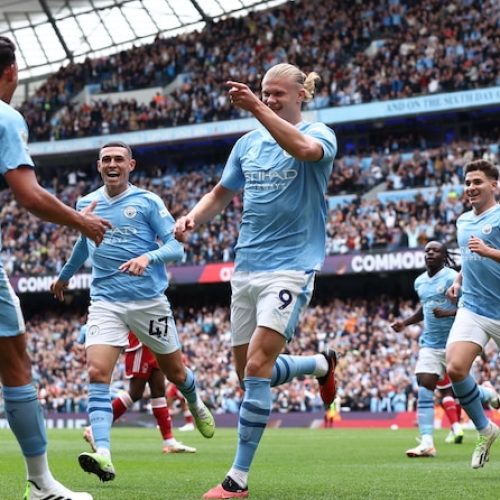 Man City maintain perfect record in EPL