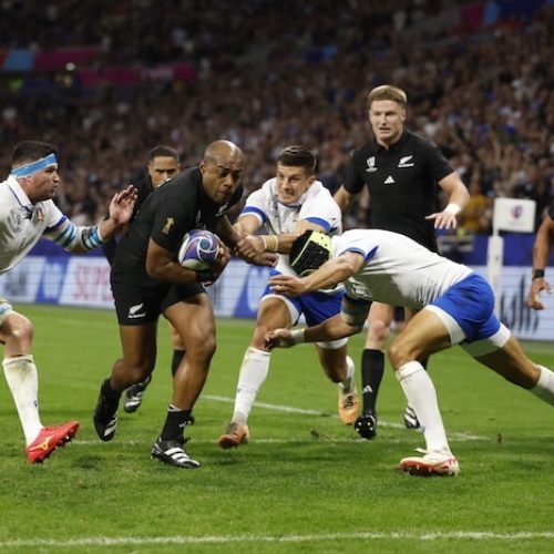 All Blacks move closer to quarter-finals after crushing Italy
