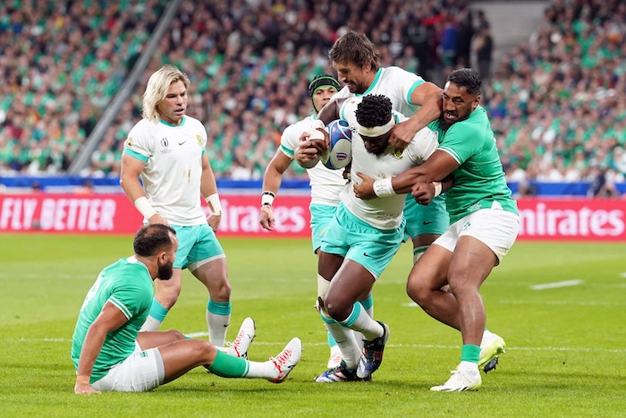 You are currently viewing Boks rue missed opportunities against Ireland but keep heads high
