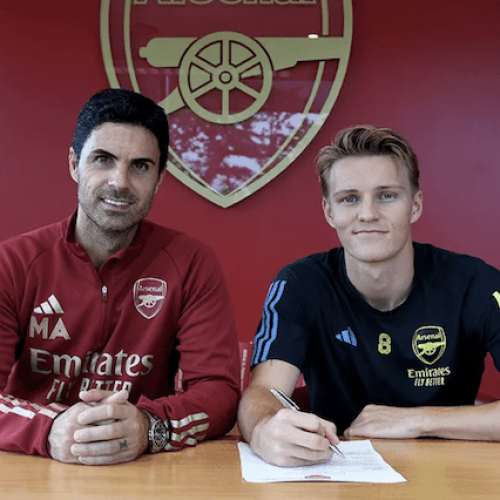 Martin Odegaard signs new five-year contract until 2028