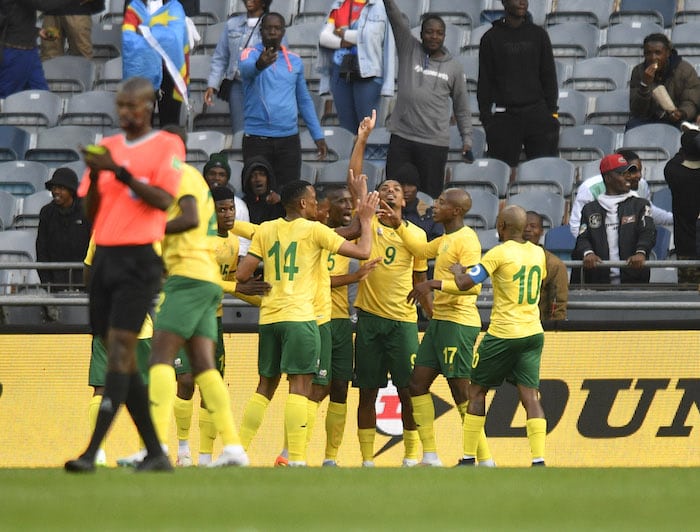 You are currently viewing Foster fires Bafana Bafana to victory over the DRC