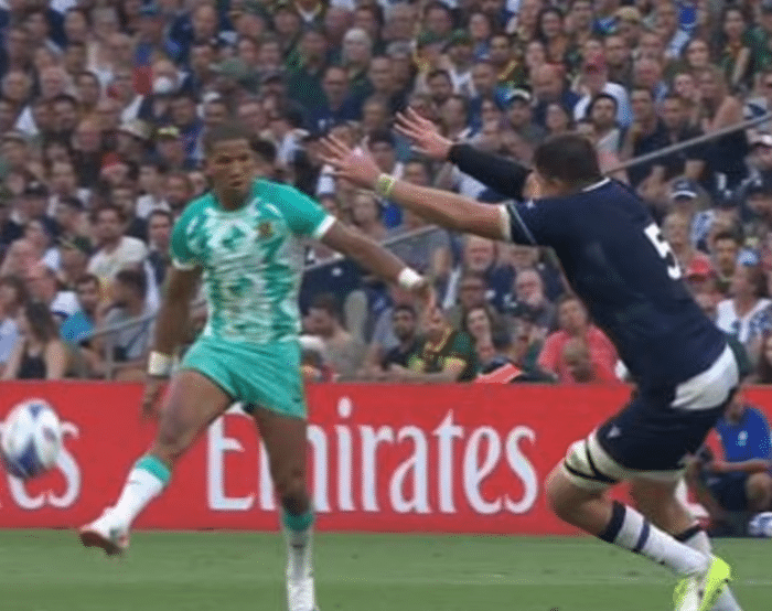 You are currently viewing Watch: Manie Libbok’s no-look cross-kick try to assist Kurt-Lee Arendse