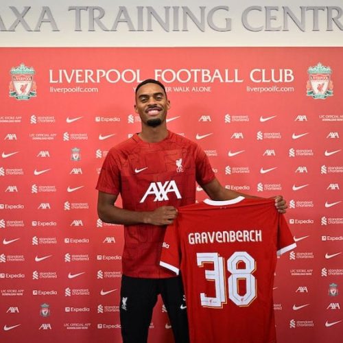 Gravenberch completes £34m move to Liverpool