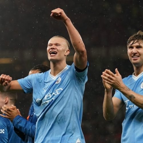 Haaland bags brace as Man City beat Man Utd