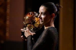 Read more about the article Spain’s Bonmati wins Ballon d’Or Feminin for first time