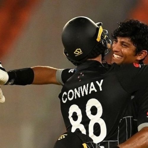 Conway, Ravindra steers New Zealand past England