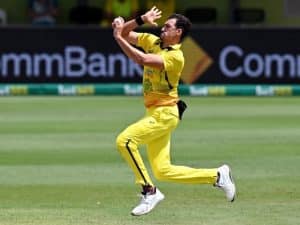 Read more about the article Starc takes hat-trick in World Cup warm-up