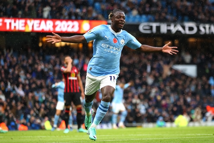 Manchester City vs Bournemouth result: Jeremy Doku shines as City hit six