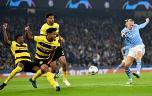 Read more about the article Wrap: Man City  into the last 16, Dortmund dents Newcastle’s qualification hopes