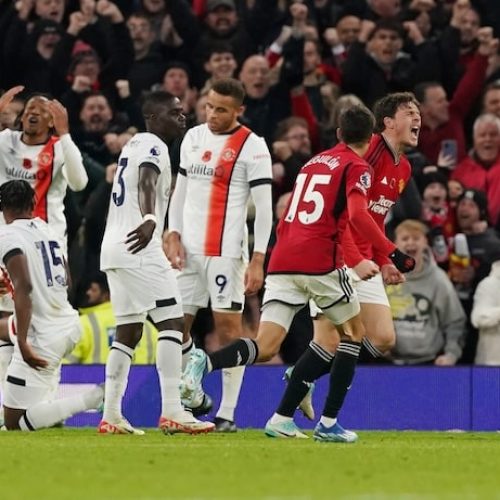 Lindelof fires Man Utd to victory over Luton