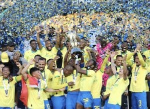 Read more about the article Watch: Sundowns celebrate triumph in AFL