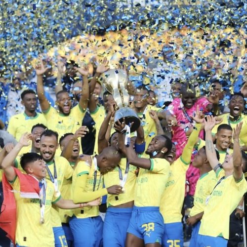 Watch: Sundowns celebrate triumph in AFL