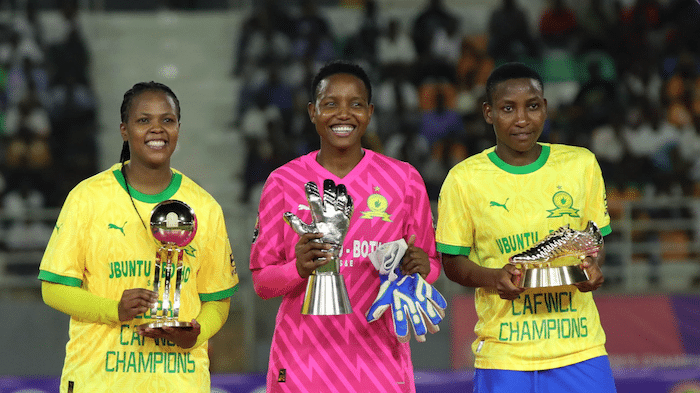 You are currently viewing Sundowns dominate CAF WCL Individual Awards