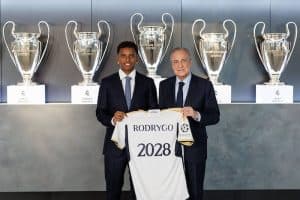 Read more about the article Rodrygo signs new Real Madrid deal until 2028