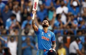 Read more about the article Kohli breaks record to take India to 397-4 against New Zealand