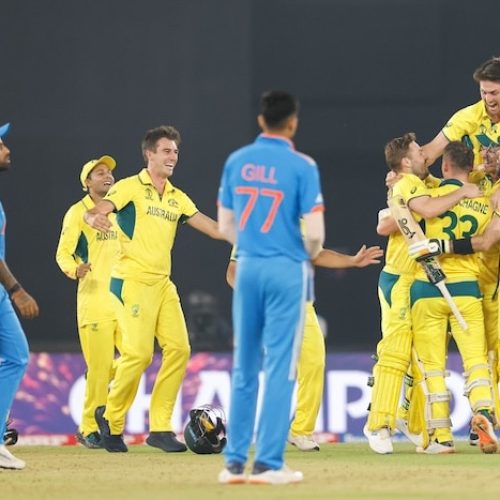 Australia stun India to win sixth World Cup