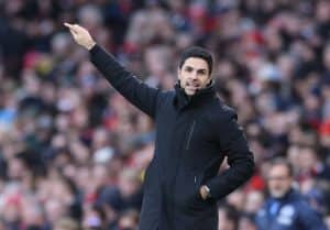 Read more about the article Arteta bemoans thin Arsenal squad in title challenge