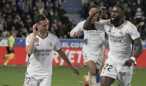 Read more about the article Late goal puts Real Madrid back on top in LaLiga