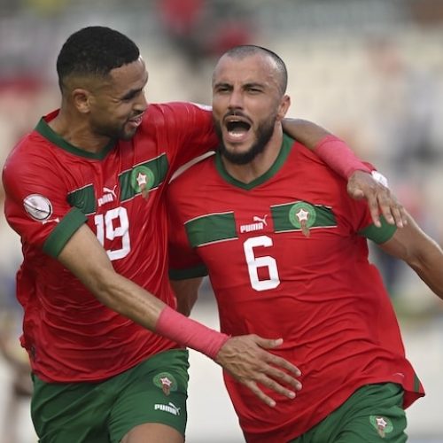 Morocco cruise to victory over 10-man Tanzania