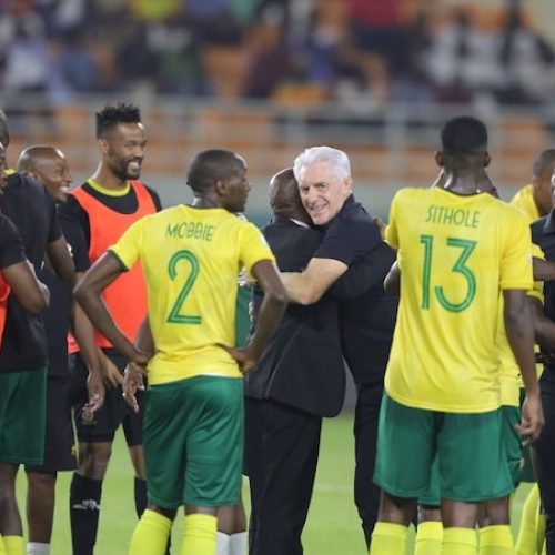 Broos praises Bafana after reaching AFCON last 16