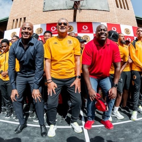 Vodacom, Pirates Chiefs hand out 3 200 school shoes to learners