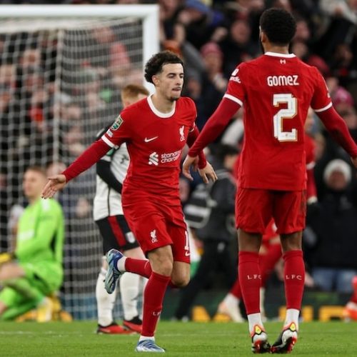 Liverpool fight back to beat Fulham in EFL Cup