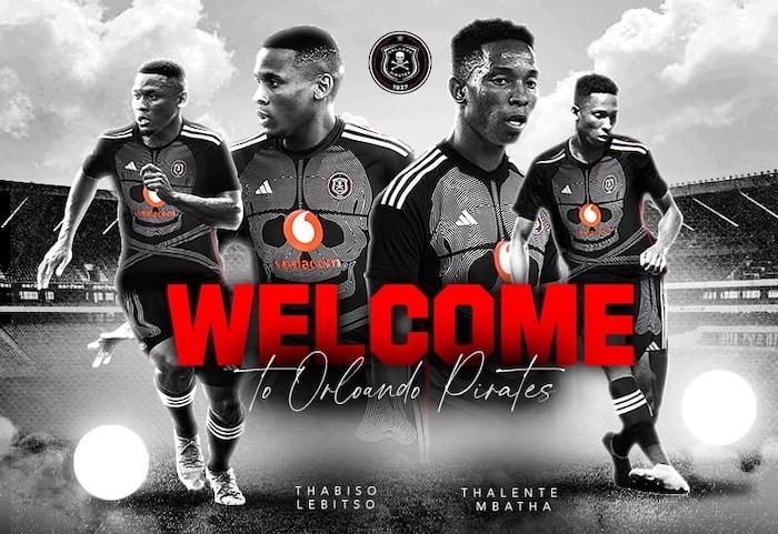 You are currently viewing Pirates swoop in to sign duo Mbatha, Lebitso