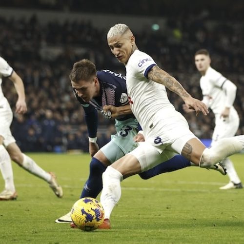 Spurs into top four with comeback win over Brentford