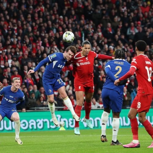 Liverpool win EFL Cup after Van Dijk extra-time header