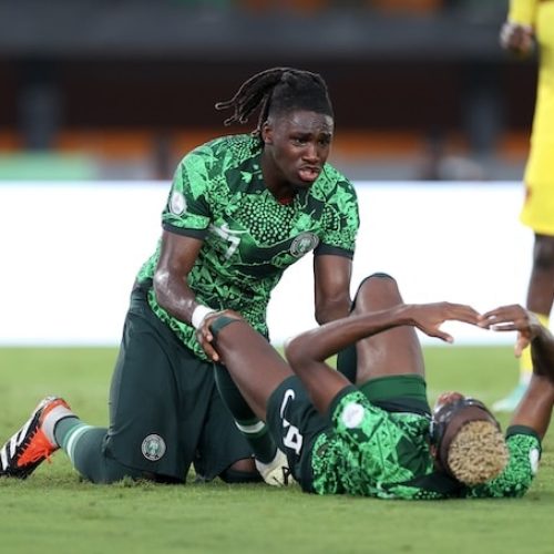 Nigeria star Osimhen doubt for clash against Bafana