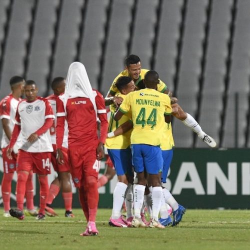 Watch: Esquivel open his account for Sundowns in superb fashion