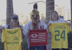 Read more about the article Watch: Sundowns visit Super Bowl LVIII in Las Vegas
