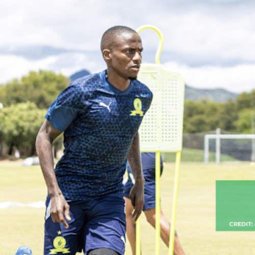 Watch: Thembinkosi Lorch’s first training session at Sundowns