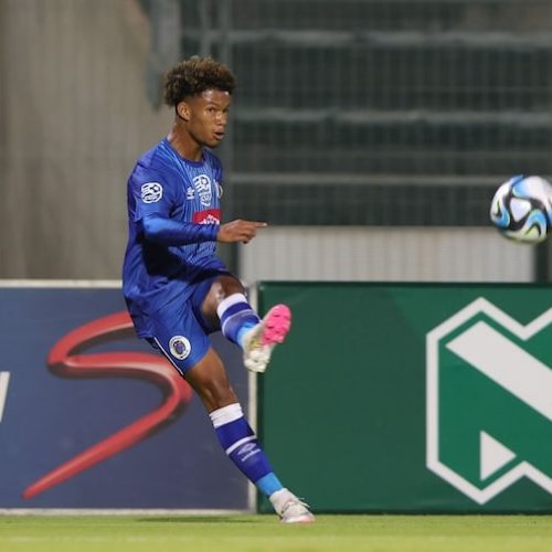 Watch: SuperSport’s Shandre Campbell superb finish in Atteridgeville