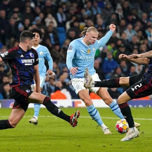 Man City cruise into UCL quarter-final