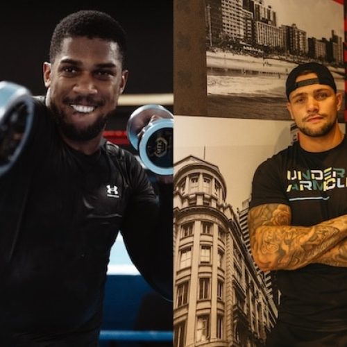 Under Armour Athletes Anthony Joshua, Kevin Lerena on display in Riyadh